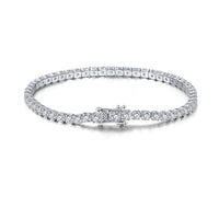 Tennis Bracelet in Sterling Silver