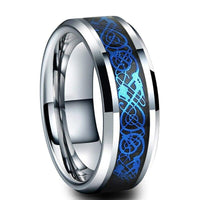 Fashion 8mm red green carbon fiber celtic dragon ring tungsten carbide wedding band comfort fit for men's ring size 6-13 comprar a buen precio - entrega gratuita, reseñas reales con fotos Fashion 8mm red green carbon fiber celtic dragon ring tungsten carbide wedding band comfort fit for men's ring size 6-13 comprar a buen precio - entrega gratuita, reseñas reales con fotos